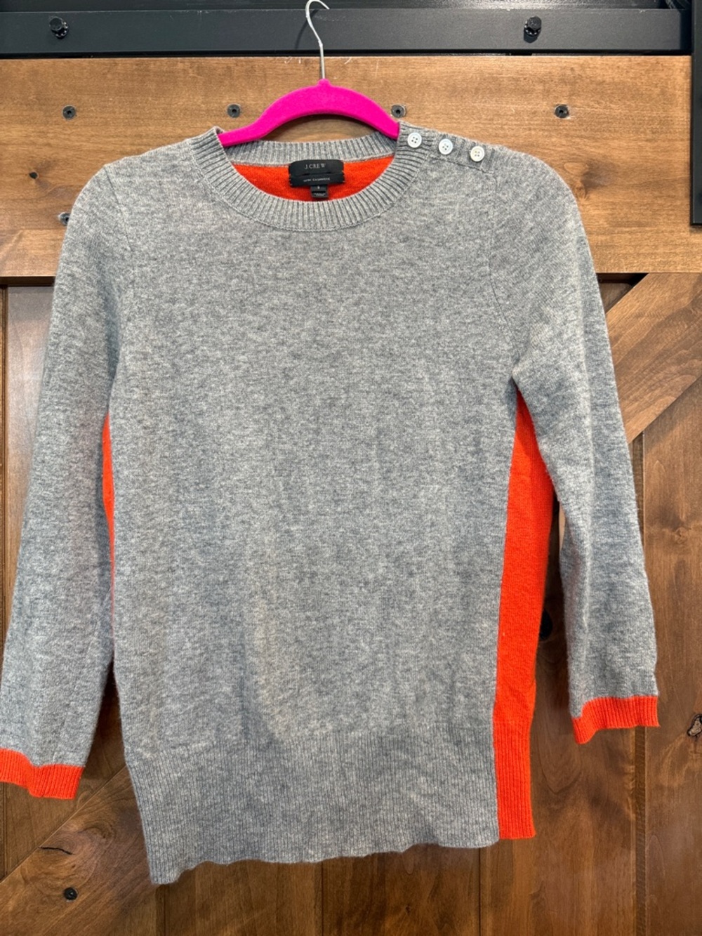 J. Crew Cashmere/Wool Blend Crewneck Sweater size Small